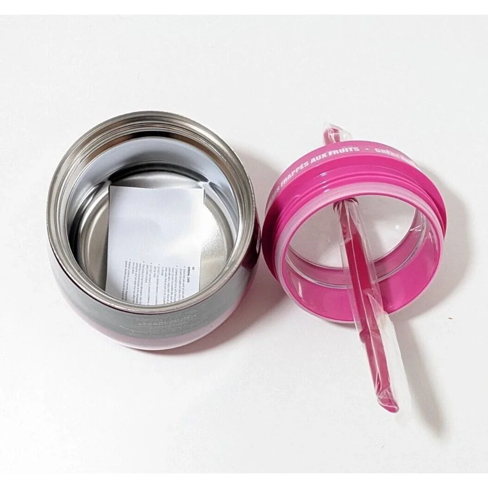 Thermos Pink Cold Cup Tumbler NEW 16oz Vacuum Insulated Stainless Steel Dome